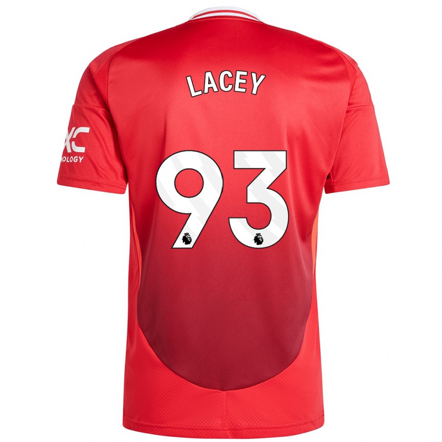 Niño Fútbol Camiseta Shea Lacey #93 Rojo Brillante 1ª Equipación 2024/25 Perú