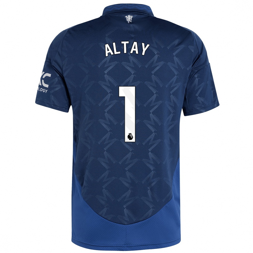 Niño Fútbol Camiseta Altay Bayindir #1 Índigo 2ª Equipación 2024/25 Perú