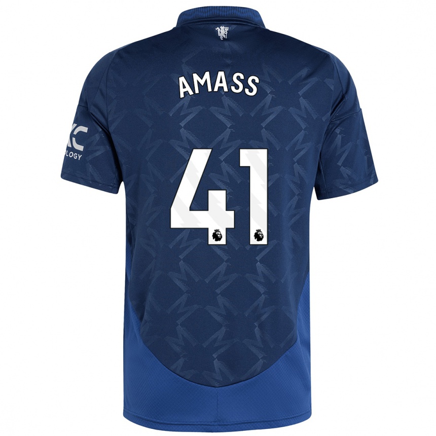 Niño Fútbol Camiseta Harry Amass #41 Índigo 2ª Equipación 2024/25 Perú