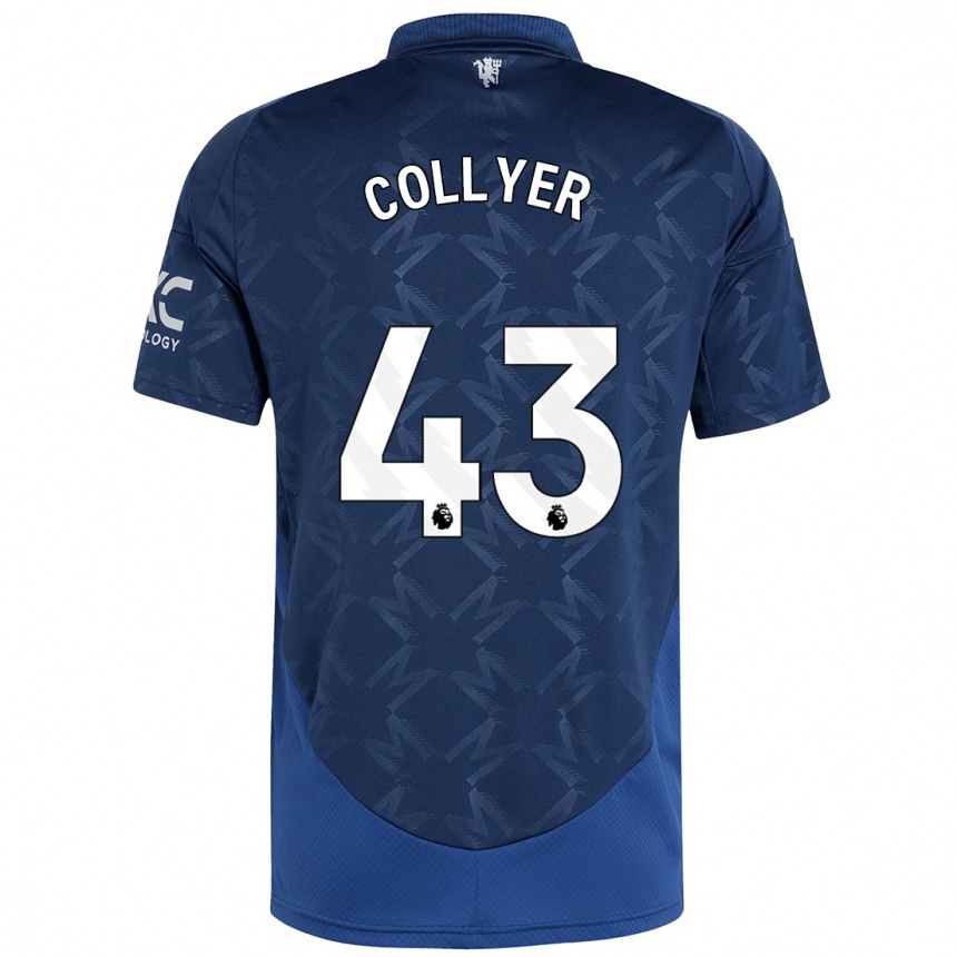 Niño Fútbol Camiseta Toby Collyer #43 Índigo 2ª Equipación 2024/25 Perú