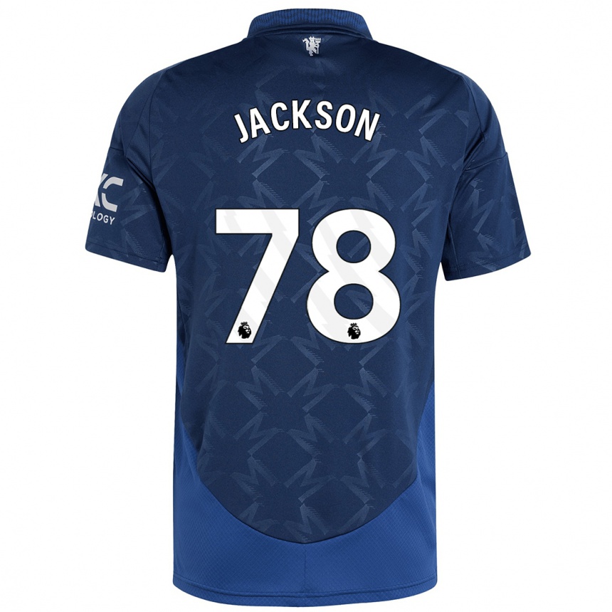 Niño Fútbol Camiseta Louis Jackson #78 Índigo 2ª Equipación 2024/25 Perú