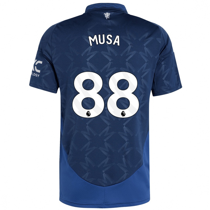 Niño Fútbol Camiseta Victor Musa #88 Índigo 2ª Equipación 2024/25 Perú