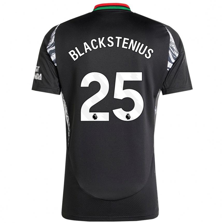 Niño Fútbol Camiseta Stina Blackstenius #25 Negro 2ª Equipación 2024/25 Perú