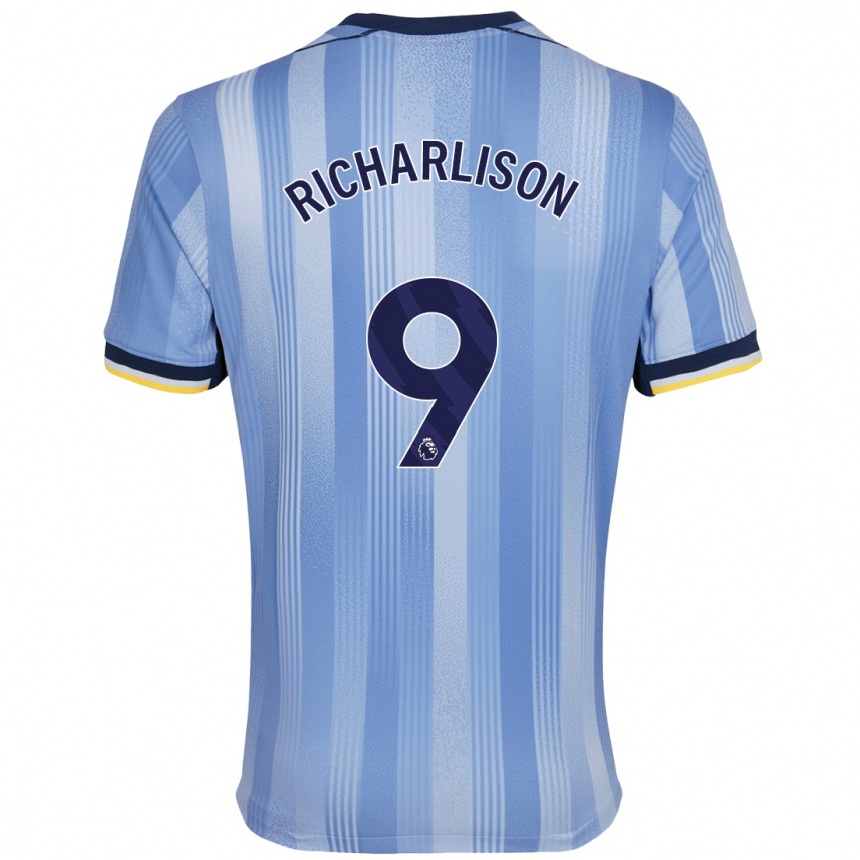 Niño Fútbol Camiseta Richarlison #9 Azul Claro 2ª Equipación 2024/25 Perú