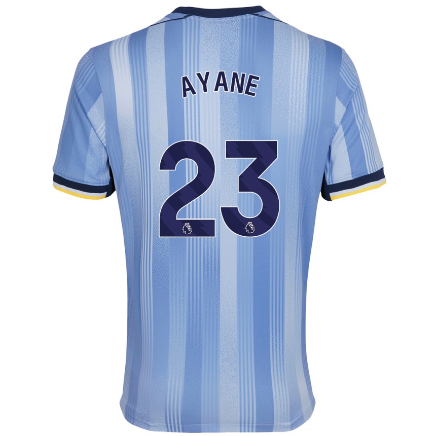 Niño Fútbol Camiseta Rosella Ayane #23 Azul Claro 2ª Equipación 2024/25 Perú