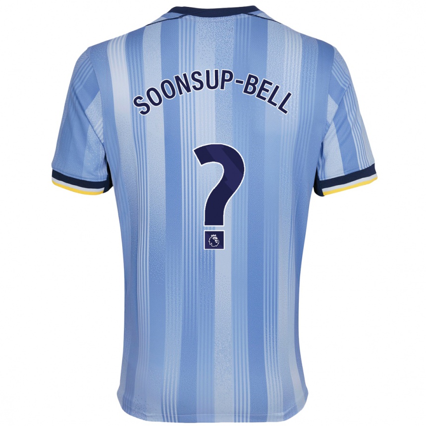 Niño Fútbol Camiseta Jude Soonsup-Bell #0 Azul Claro 2ª Equipación 2024/25 Perú