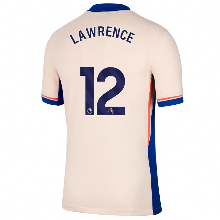 Niño Fútbol Camiseta Ashley Lawrence #12 Beige Claro 2ª Equipación 2024/25 Perú