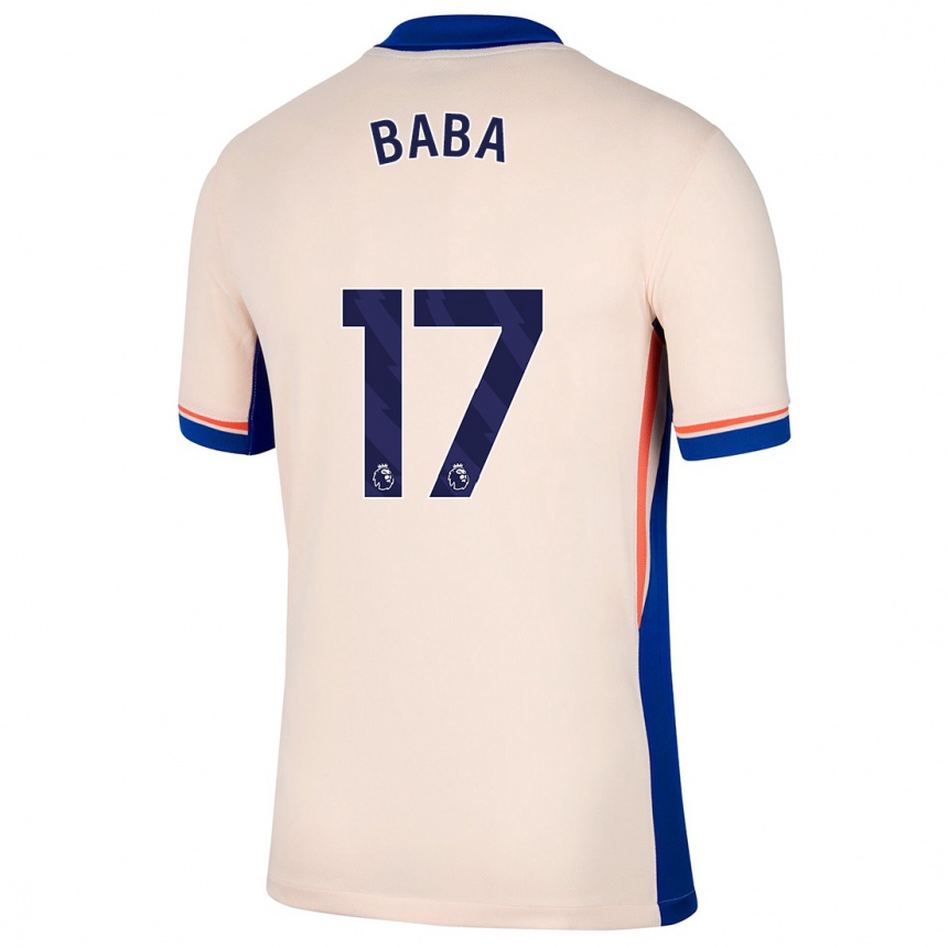 Niño Fútbol Camiseta Abdul-Rahman Baba #17 Beige Claro 2ª Equipación 2024/25 Perú