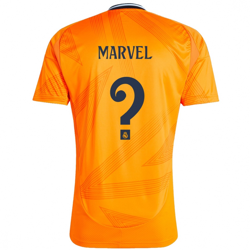 Niño Fútbol Camiseta Marvel #0 Naranja 2ª Equipación 2024/25 Perú