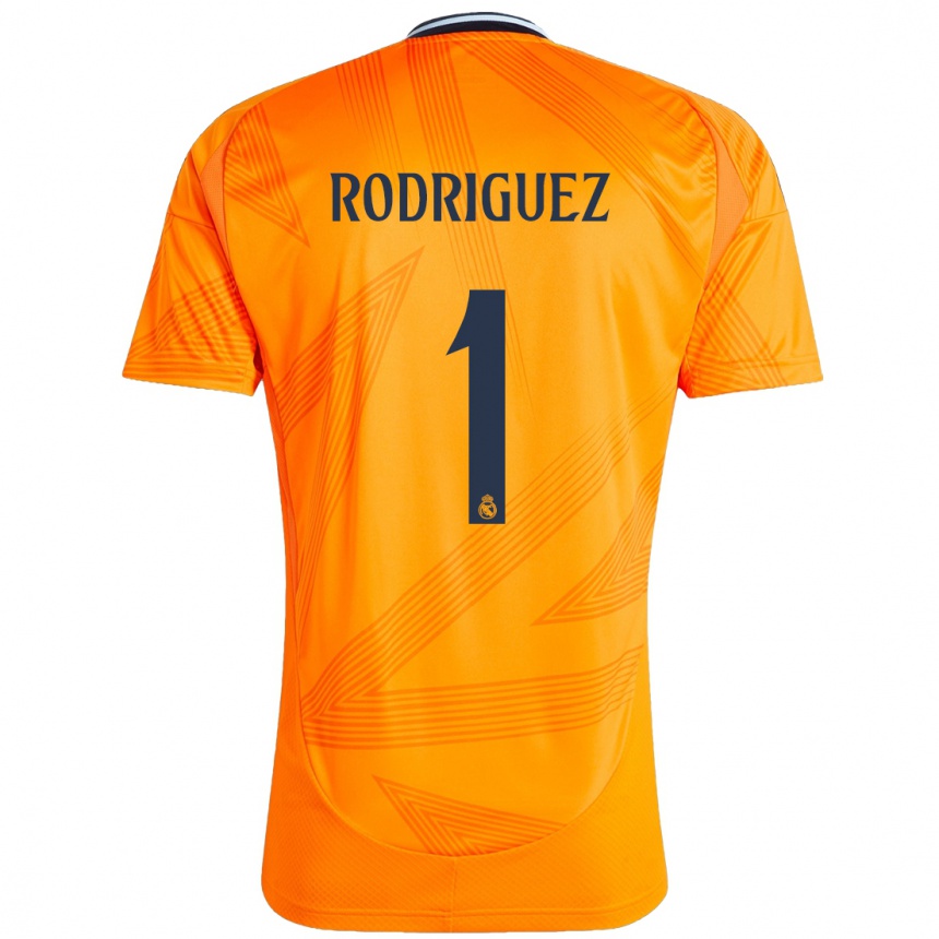 Niño Fútbol Camiseta Misa Rodriguez #1 Naranja 2ª Equipación 2024/25 Perú