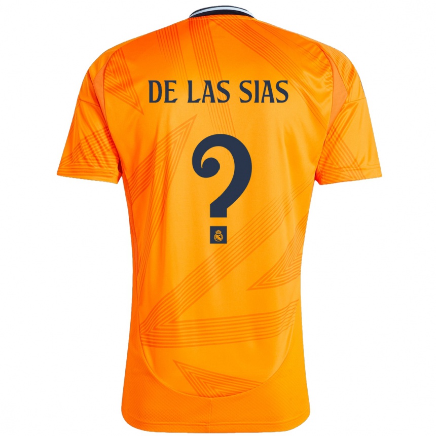 Niño Fútbol Camiseta Marcos De Las Sias #0 Naranja 2ª Equipación 2024/25 Perú