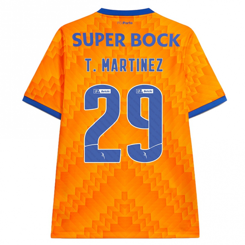 Niño Fútbol Camiseta Toni Martínez #29 Naranja 2ª Equipación 2024/25 Perú