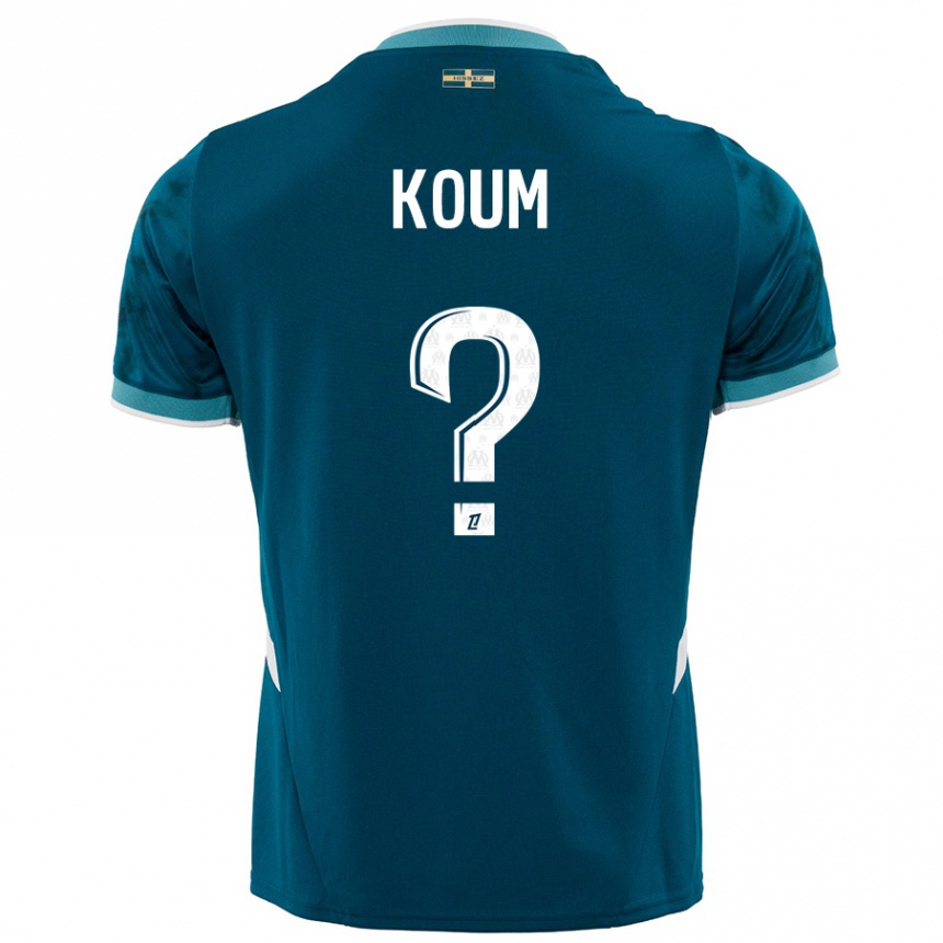 Niño Fútbol Camiseta Alexi Koum #0 Azul Turquesa 2ª Equipación 2024/25 Perú