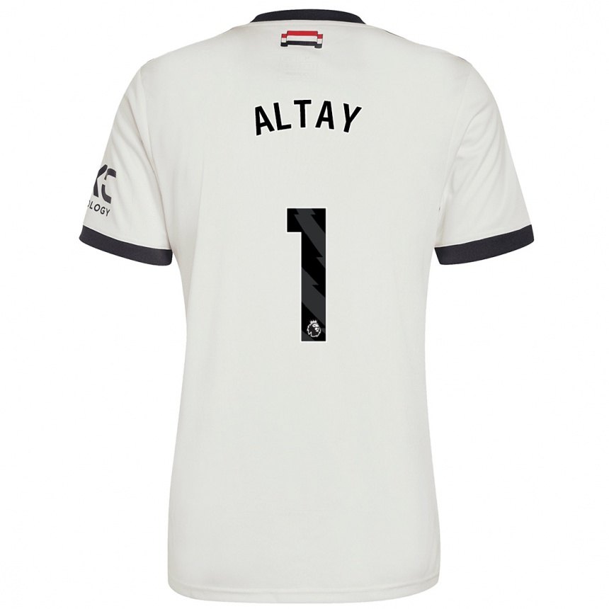 Niño Fútbol Camiseta Altay Bayindir #1 Blanquecino Equipación Tercera 2024/25 Perú