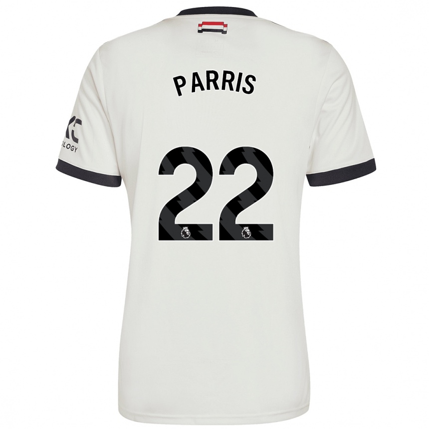 Niño Fútbol Camiseta Nikita Parris #22 Blanquecino Equipación Tercera 2024/25 Perú