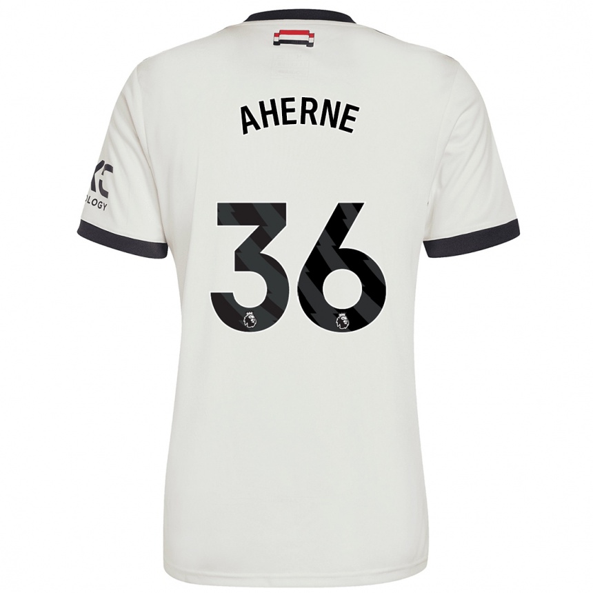 Niño Fútbol Camiseta Alyssa Aherne #36 Blanquecino Equipación Tercera 2024/25 Perú