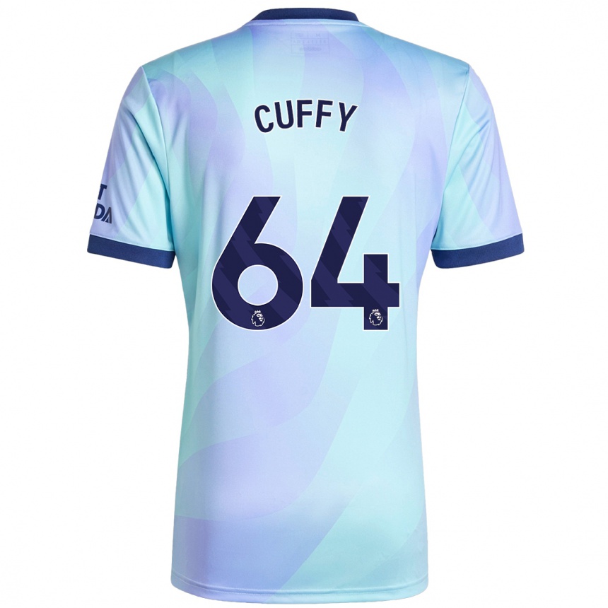 Niño Fútbol Camiseta Brooke Norton Cuffy #64 Agua Equipación Tercera 2024/25 Perú