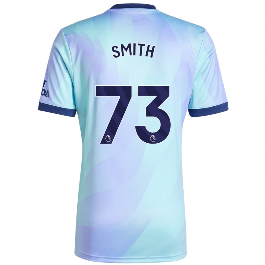 Niño Fútbol Camiseta Tom Smith #73 Agua Equipación Tercera 2024/25 Perú