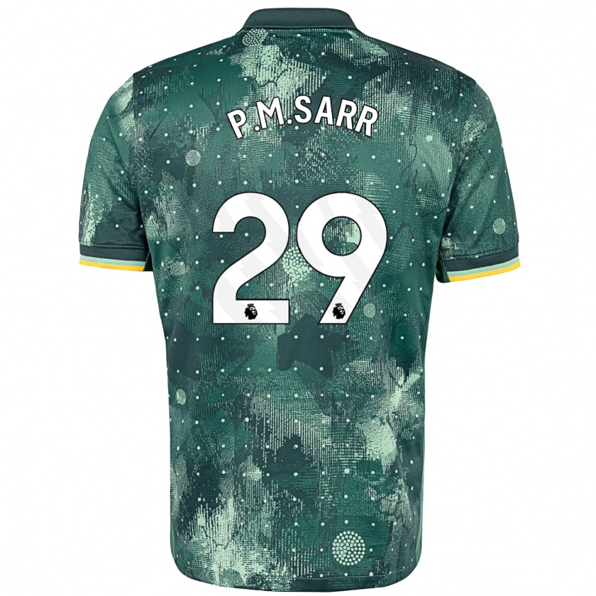 Niño Fútbol Camiseta Pape Matar Sarr #29 Verde Menta Equipación Tercera 2024/25 Perú