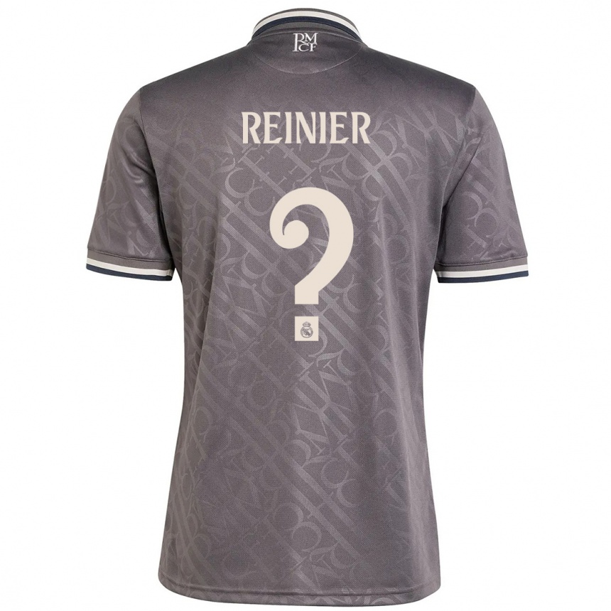 Niño Fútbol Camiseta Reinier #0 Carbón Equipación Tercera 2024/25 Perú