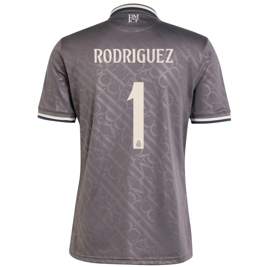 Niño Fútbol Camiseta Misa Rodriguez #1 Carbón Equipación Tercera 2024/25 Perú