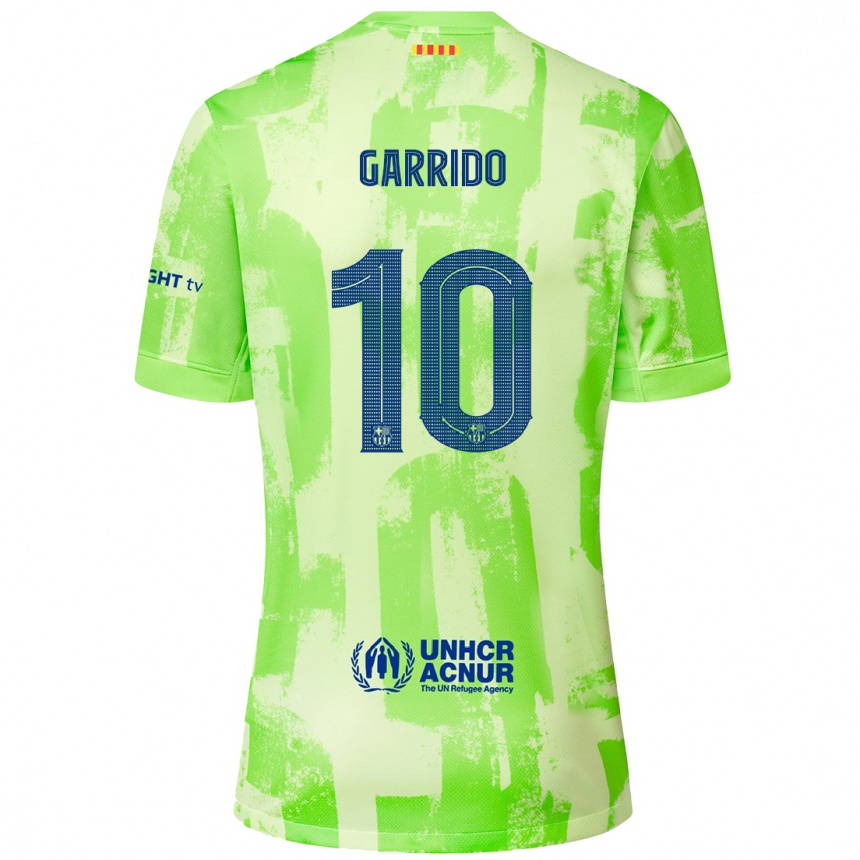 Niño Fútbol Camiseta Aleix Garrido #10 Lima Equipación Tercera 2024/25 Perú