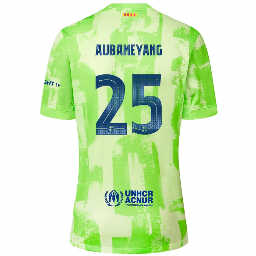 Niño Fútbol Camiseta Pierre Emerick Aubameyang #25 Lima Equipación Tercera 2024/25 Perú