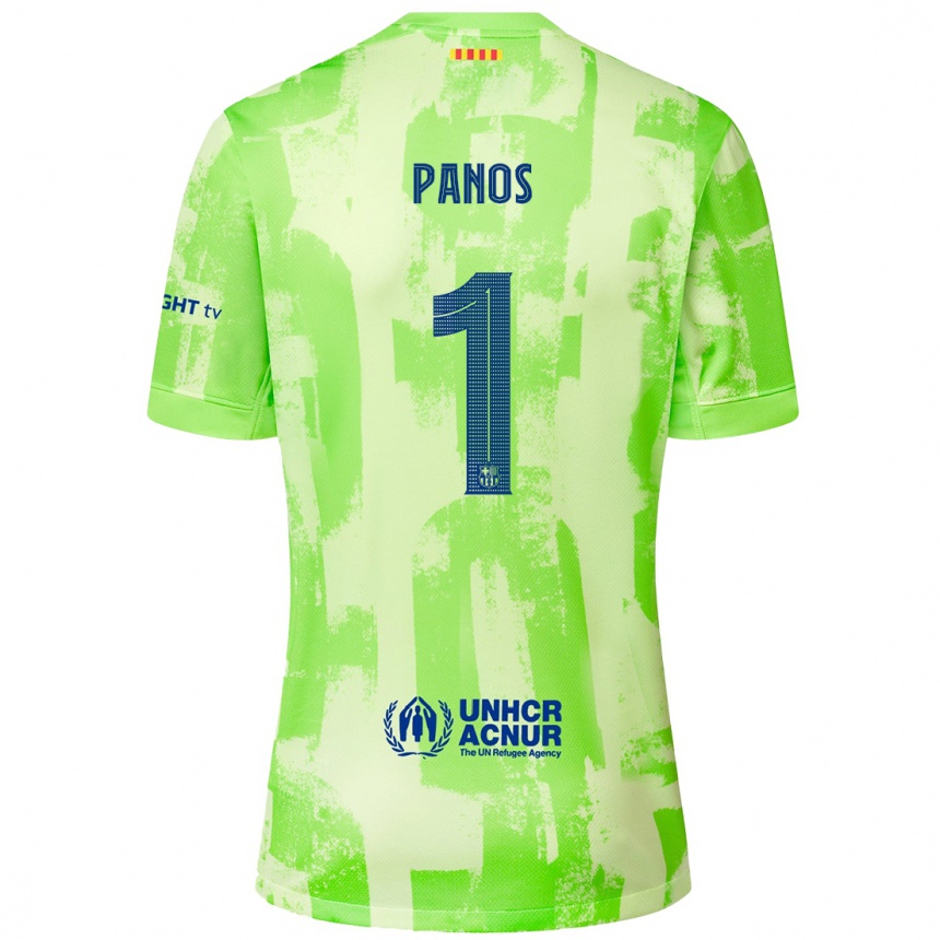 Niño Fútbol Camiseta Sandra Panos #1 Lima Equipación Tercera 2024/25 Perú