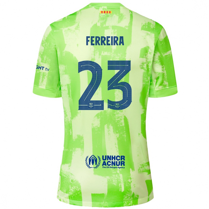 Niño Fútbol Camiseta Geyse Ferreira #23 Lima Equipación Tercera 2024/25 Perú