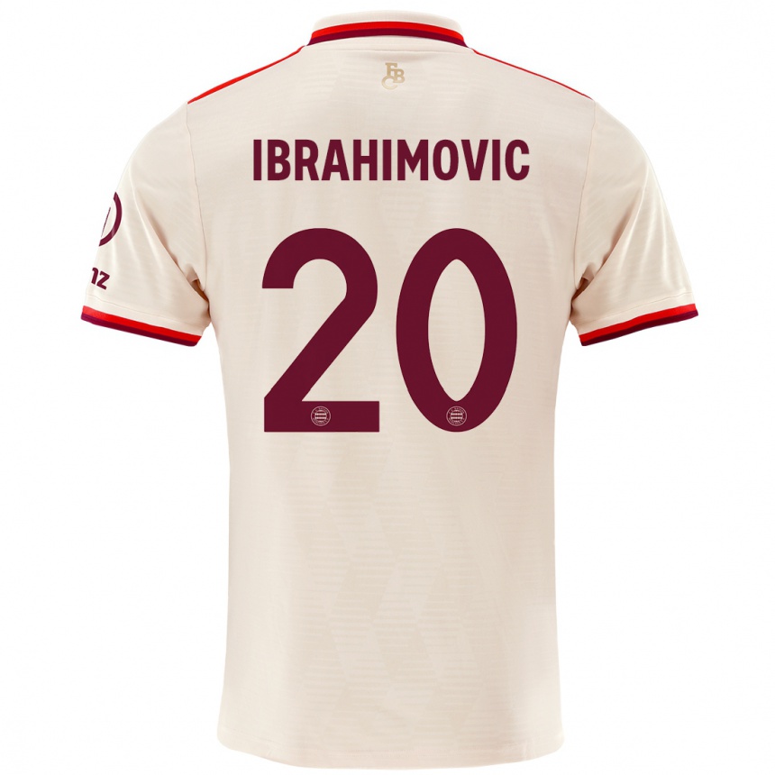 Niño Fútbol Camiseta Arijon Ibrahimovic #20 Lino Equipación Tercera 2024/25 Perú