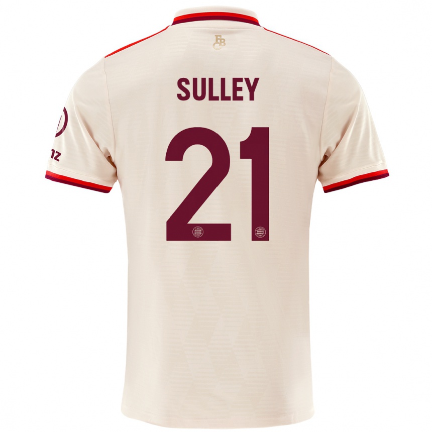 Niño Fútbol Camiseta Williams Baffour Sulley #21 Lino Equipación Tercera 2024/25 Perú