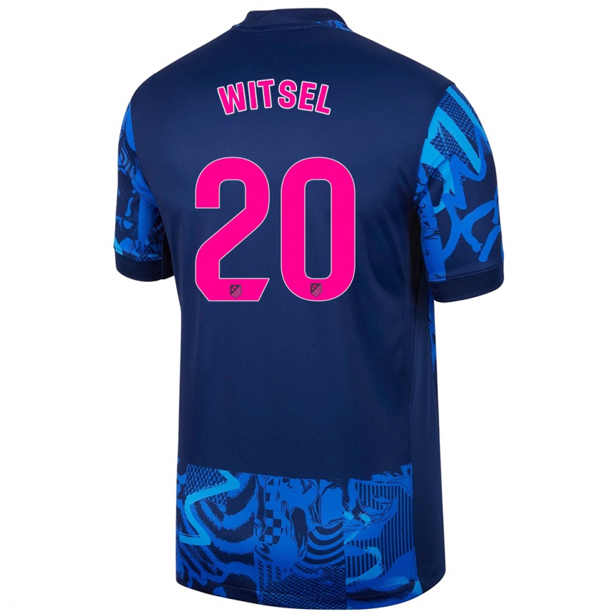 Niño Fútbol Camiseta Axel Witsel #20 Azul Real Equipación Tercera 2024/25 Perú