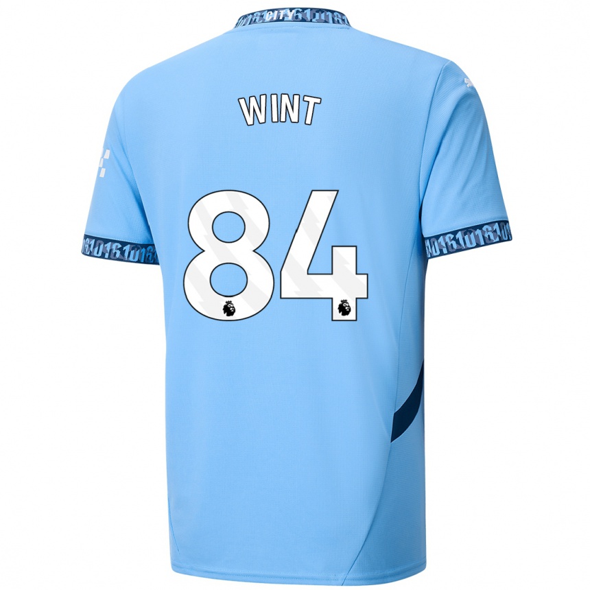 Hombre Fútbol Camiseta Jack Wint #84 Azul Marino 1ª Equipación 2024/25 Perú