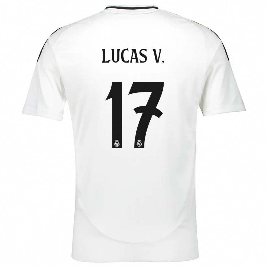 Hombre Fútbol Camiseta Lucas Vazquez #17 Blanco 1ª Equipación 2024/25 Perú