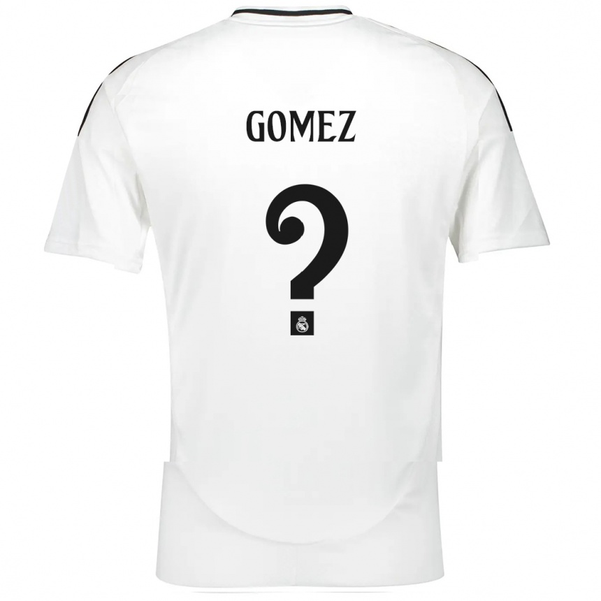 Hombre Fútbol Camiseta Eric Gomez #0 Blanco 1ª Equipación 2024/25 Perú