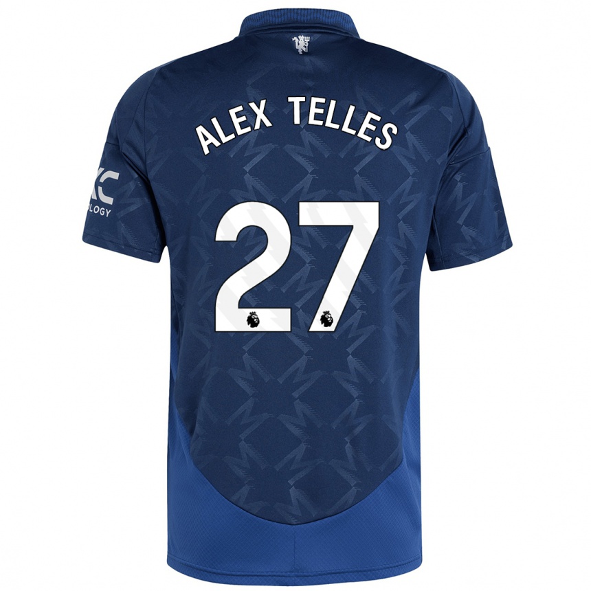 Hombre Fútbol Camiseta Alex Nicolao Telles #27 Índigo 2ª Equipación 2024/25 Perú