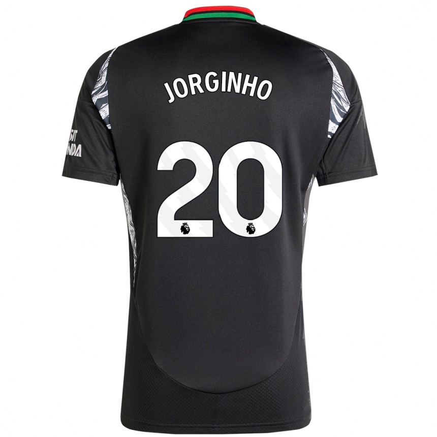 Hombre Fútbol Camiseta Jorginho #20 Negro 2ª Equipación 2024/25 Perú