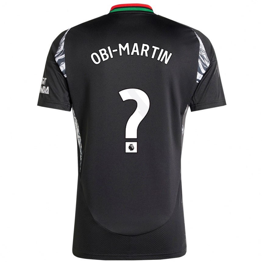 Hombre Fútbol Camiseta Chido Obi-Martin #0 Negro 2ª Equipación 2024/25 Perú