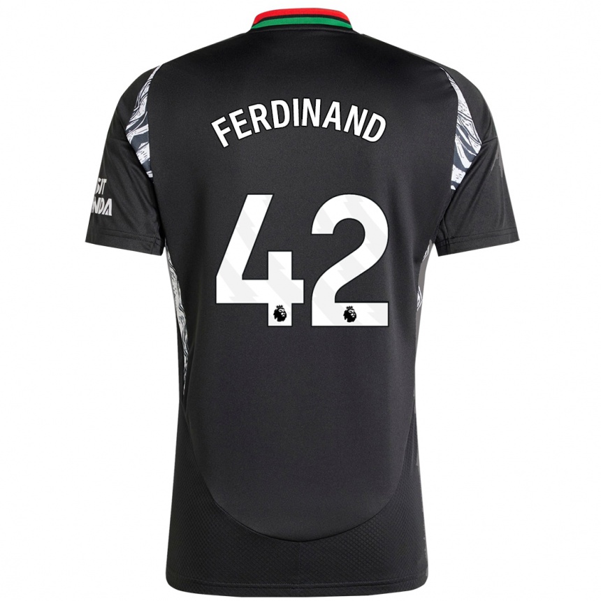 Hombre Fútbol Camiseta Seb Ferdinand #42 Negro 2ª Equipación 2024/25 Perú