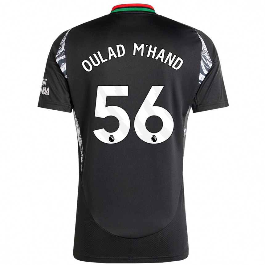 Hombre Fútbol Camiseta Salah-Eddine Oulad M'hand #56 Negro 2ª Equipación 2024/25 Perú