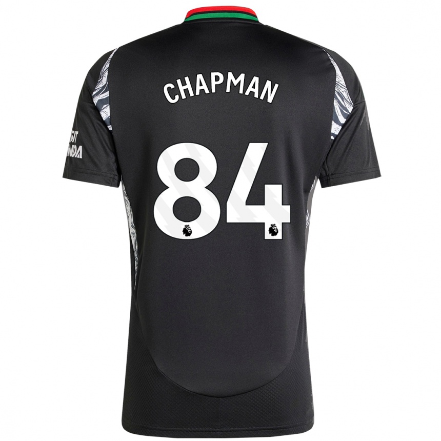 Hombre Fútbol Camiseta Samuel Chapman #84 Negro 2ª Equipación 2024/25 Perú