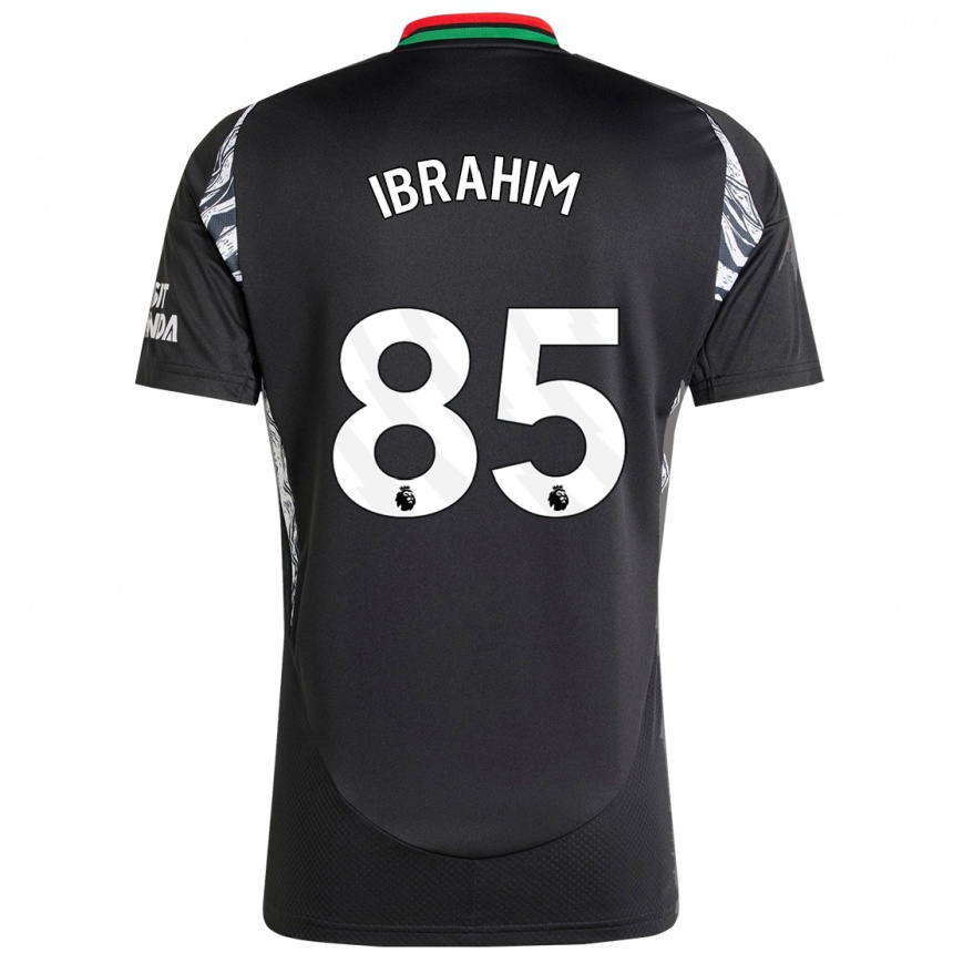 Hombre Fútbol Camiseta Ife Ibrahim #85 Negro 2ª Equipación 2024/25 Perú