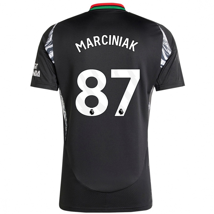 Hombre Fútbol Camiseta Alex Marciniak #87 Negro 2ª Equipación 2024/25 Perú