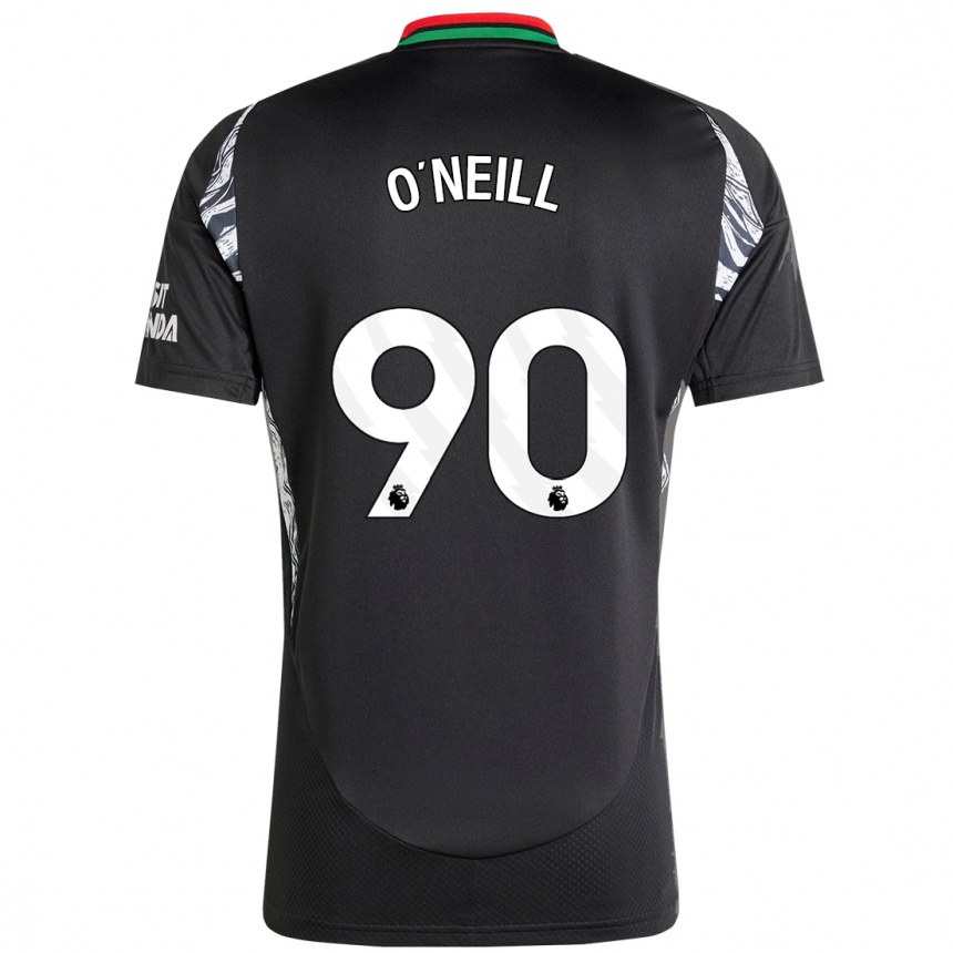 Hombre Fútbol Camiseta Ceadach O'neill #90 Negro 2ª Equipación 2024/25 Perú