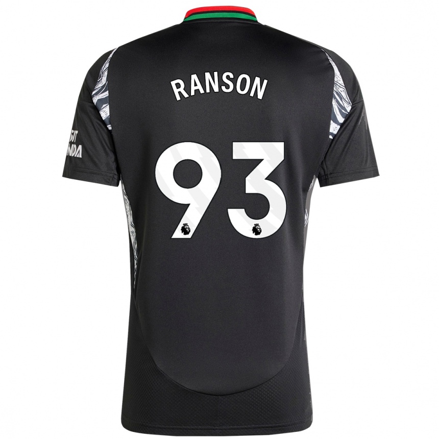 Hombre Fútbol Camiseta Khari Ranson #93 Negro 2ª Equipación 2024/25 Perú