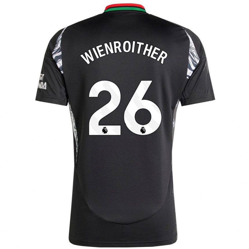 Hombre Fútbol Camiseta Laura Wienroither #26 Negro 2ª Equipación 2024/25 Perú