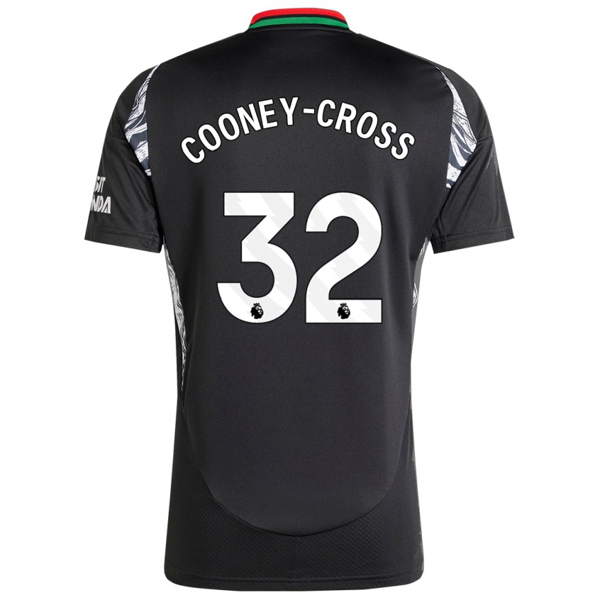 Hombre Fútbol Camiseta Kyra Cooney-Cross #32 Negro 2ª Equipación 2024/25 Perú