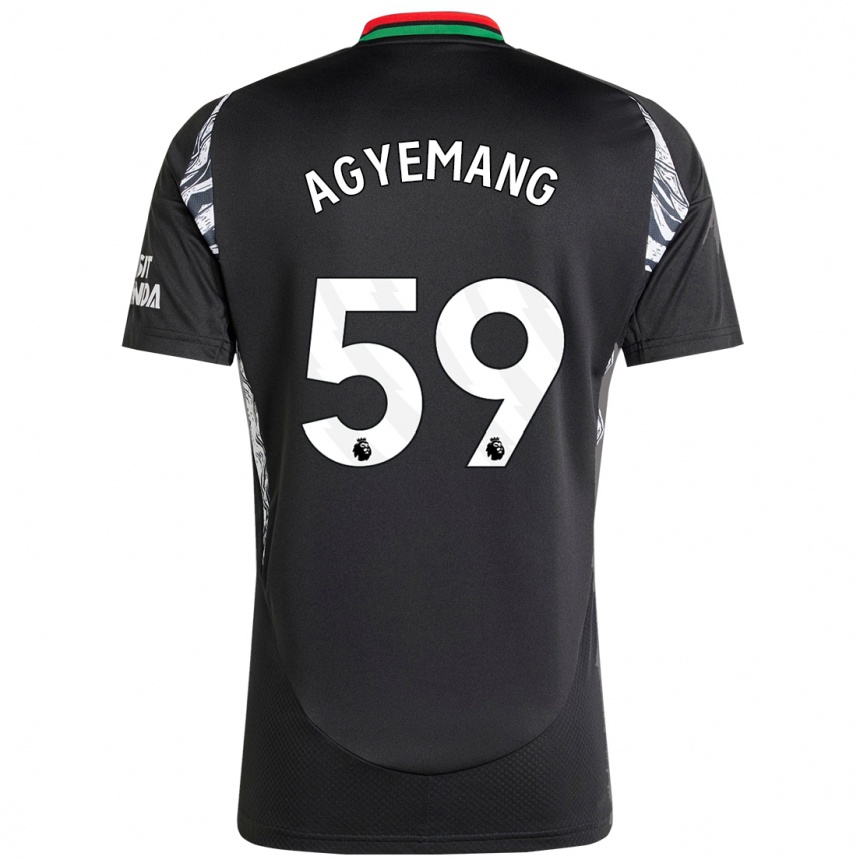 Hombre Fútbol Camiseta Michelle Agyemang #59 Negro 2ª Equipación 2024/25 Perú