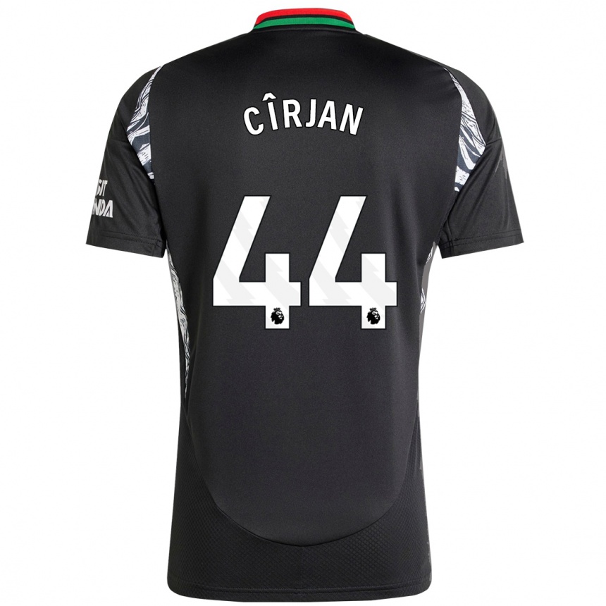 Hombre Fútbol Camiseta Catalin Cîrjan #44 Negro 2ª Equipación 2024/25 Perú