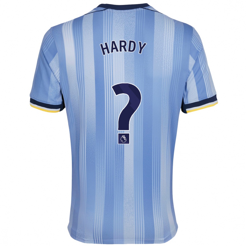 Hombre Fútbol Camiseta Malachi Hardy #0 Azul Claro 2ª Equipación 2024/25 Perú